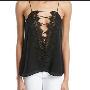 CAMI NYC The Charlie Cami in Black - size L